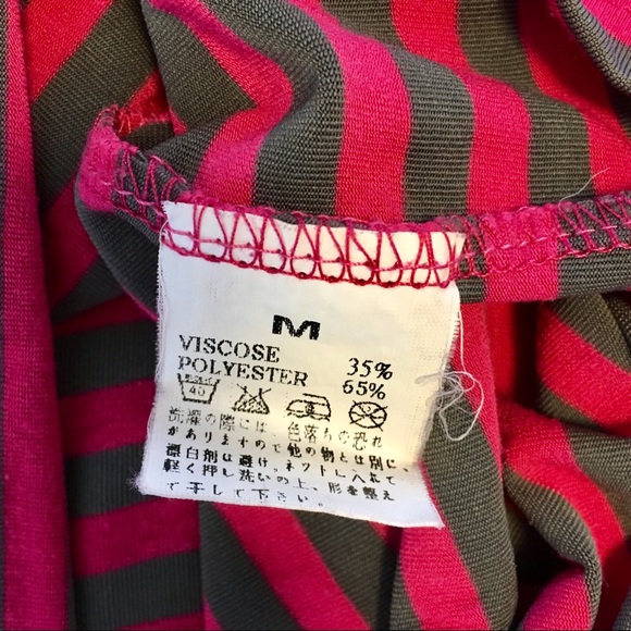 Striped turtleneck pink + grey - Picture 5 of 5